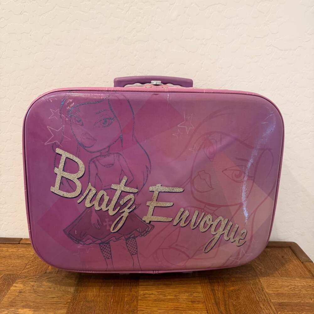Vintage Bratz Envogue Glitter Roller Luggage Suitcase